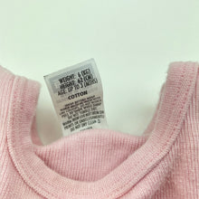 Load image into Gallery viewer, Girls Bonds, pink cotton singletsuit / romper, GUC, size 000,  