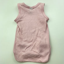 Load image into Gallery viewer, Girls Bonds, pink cotton singletsuit / romper, GUC, size 000,  