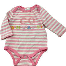 Load image into Gallery viewer, Girls PatPat, The Smurfs cotton bodysuit / romper, FUC, size 000,  