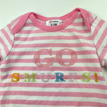 Load image into Gallery viewer, Girls PatPat, The Smurfs cotton bodysuit / romper, FUC, size 000,  