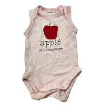 Load image into Gallery viewer, Girls Baby Berry, pink cotton singletsuit / romper, EUC, size 000,  