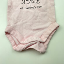 Load image into Gallery viewer, Girls Baby Berry, pink cotton singletsuit / romper, EUC, size 000,  