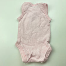 Load image into Gallery viewer, Girls Baby Berry, pink cotton singletsuit / romper, EUC, size 000,  