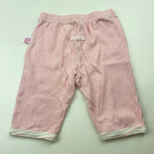 Load image into Gallery viewer, Girls Babybuds, pink cotton leggings / bottoms, elasticated, GUC, size 000,  