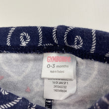 Load image into Gallery viewer, Girls Gymboree, navy cotton leggings / bottoms, GUC, size 000,  