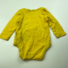 Load image into Gallery viewer, Girls PatPat, yellow cotton bodysuit / romper, french fries, GUC, size 000,  