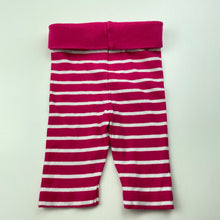 Load image into Gallery viewer, Girls Parvel, striped cotton leggings / bottoms, GUC, size 0000,  