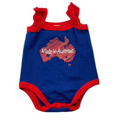 Girls Target, cotton singletsuit / romper, Australia, EUC, size 00,  