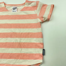 Load image into Gallery viewer, Girls Bonds, pink stripe stretchy pyjama top, EUC, size 00,  