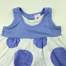 Load image into Gallery viewer, Girls Baby Charlie &amp; Me, cotton casual dress, GUC, size 00, L: 33cm