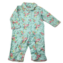 Load image into Gallery viewer, Girls Cath Kids, lightweight floral cotton romper, GUC, size 00,  