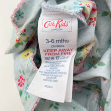 Load image into Gallery viewer, Girls Cath Kids, lightweight floral cotton romper, GUC, size 00,  