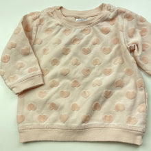 Load image into Gallery viewer, Girls Anko, pink long sleeve top, hearts, EUC, size 00,  