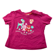 Load image into Gallery viewer, Girls Dymples, pink cotton t-shirt / top, GUC, size 00,  