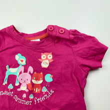 Load image into Gallery viewer, Girls Dymples, pink cotton t-shirt / top, GUC, size 00,  