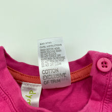 Load image into Gallery viewer, Girls Dymples, pink cotton t-shirt / top, GUC, size 00,  