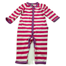 Load image into Gallery viewer, Girls Bonds, striped stretchy romper, GUC, size 00,  