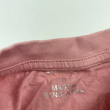 Load image into Gallery viewer, Girls Favourites, pink cotton top, rabbit, GUC, size 0,  