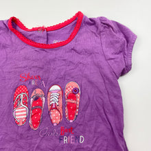 Load image into Gallery viewer, Girls Pumpkin Patch, purple cotton t-shirt / top, GUC, size 0,  