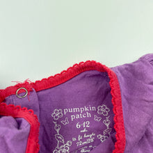 Load image into Gallery viewer, Girls Pumpkin Patch, purple cotton t-shirt / top, GUC, size 0,  