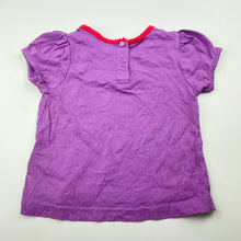 Load image into Gallery viewer, Girls Pumpkin Patch, purple cotton t-shirt / top, GUC, size 0,  
