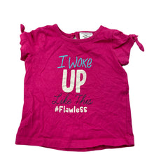 Load image into Gallery viewer, Girls Baby Berry, pink cotton t-shirt / top, GUC, size 0,  