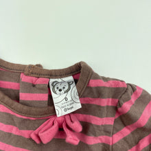 Load image into Gallery viewer, Girls Target, striped stretchy long sleeve top, EUC, size 0,  