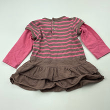 Load image into Gallery viewer, Girls Target, striped stretchy long sleeve top, EUC, size 0,  