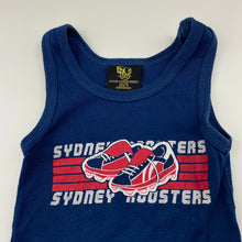 Load image into Gallery viewer, unisex Team NRL, Sydney Roosters cotton t-shirt / top, FUC, size 3,  