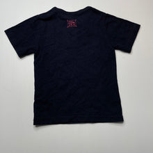 Load image into Gallery viewer, Girls Cadet Rousselle, navy cotton t-shirt / top, bird, FUC, size 12 months,  