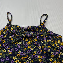 Load image into Gallery viewer, Girls Mango, floral cotton summer dress, EUC, size 1, L: 43cm