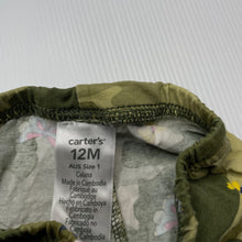 Load image into Gallery viewer, Girls Carters, camo print floral leggings / bottoms, GUC, size 1,  