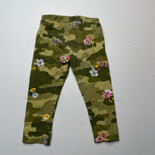 Load image into Gallery viewer, Girls Carters, camo print floral leggings / bottoms, GUC, size 1,  