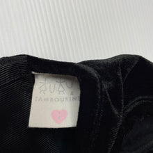 Load image into Gallery viewer, Girls Tutus &amp; Tambourines, black velvet &amp; sequin party dress, EUC, size 1, L: 44cm