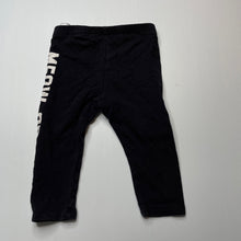 Load image into Gallery viewer, Girls H&amp;M, fleece lined leggings, elasticated, GUC, size 1,  
