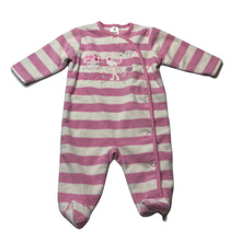 Load image into Gallery viewer, Girls Target, soft fleece coverall / romper, GUC, size 00,  
