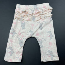 Load image into Gallery viewer, Girls Disney, Dumbo ruffle leggings / bottoms, EUC, size 6 months,  