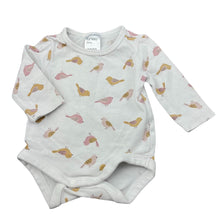 Load image into Gallery viewer, Girls Anko, stretchy bodysuit / romper, birds, GUC, size 0000,  