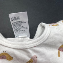 Load image into Gallery viewer, Girls Anko, stretchy bodysuit / romper, birds, GUC, size 0000,  