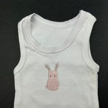 Load image into Gallery viewer, Girls Anko, cotton singlet top, rabbit, GUC, size 0000,  