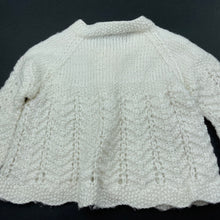 Load image into Gallery viewer, Girls handmade, knitted cardigan, GUC, size 0000,  