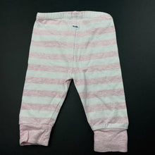 Load image into Gallery viewer, Girls Target, pink stripe stretchy leggings / bottoms, GUC, size 000,  