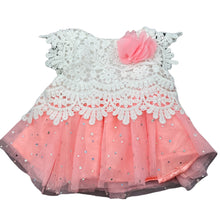 Load image into Gallery viewer, Girls Little Lass Baby, floral lace &amp; tulle top, EUC, size 000,  