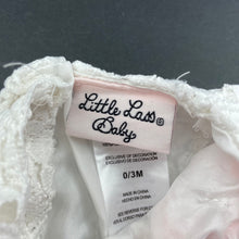 Load image into Gallery viewer, Girls Little Lass Baby, floral lace &amp; tulle top, EUC, size 000,  