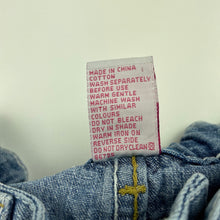 Load image into Gallery viewer, Girls H&amp;T, blue denim jeans, adjustable, Inside leg: 27.5cm, GUC, size 1,  