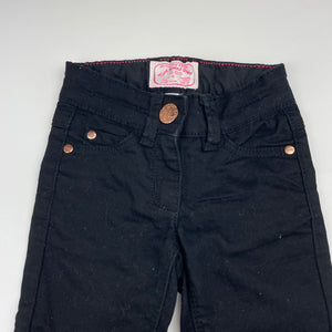 Girls Next, stretch lightweight denim pants, adjustable, Inside leg: 36.5cm, EUC, size 3,  