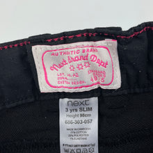 Load image into Gallery viewer, Girls Next, stretch lightweight denim pants, adjustable, Inside leg: 36.5cm, EUC, size 3,  