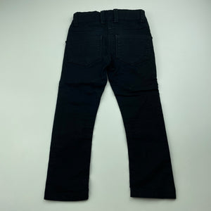 Girls Next, stretch lightweight denim pants, adjustable, Inside leg: 36.5cm, EUC, size 3,  