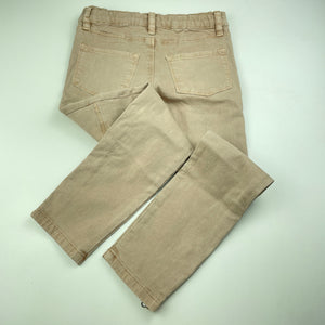 Girls Witchery, stretch cotton casual pants, adjustable, Inside leg: 51cm, GUC, size 6,  