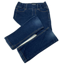 Load image into Gallery viewer, Girls Cotton On, blue stretch denim leggings / jeggings, adjustable, Inside leg: 44cm, FUC, size 4,  